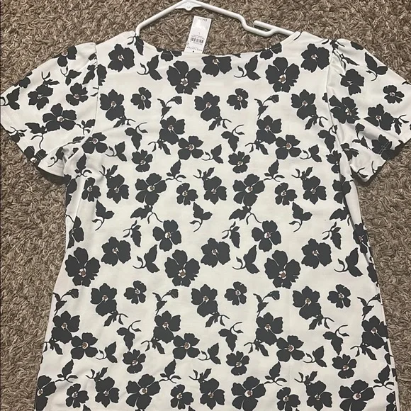 Ann Taylor Factory Black and White Floral Top - Picture 3 of 4